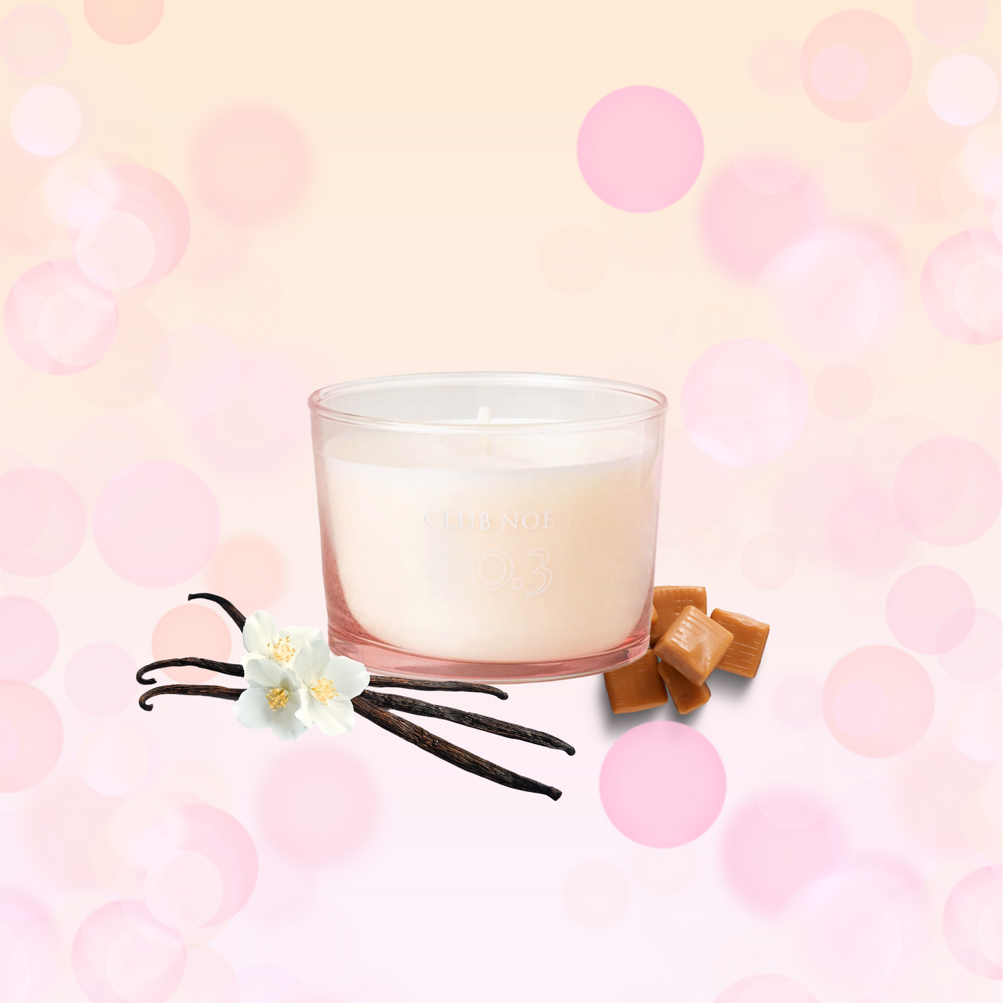 Lumânare parfumată AVA & MAY CLUB NOÉ 03 150g – Arome de lavandă, vanilie și lemn de santal