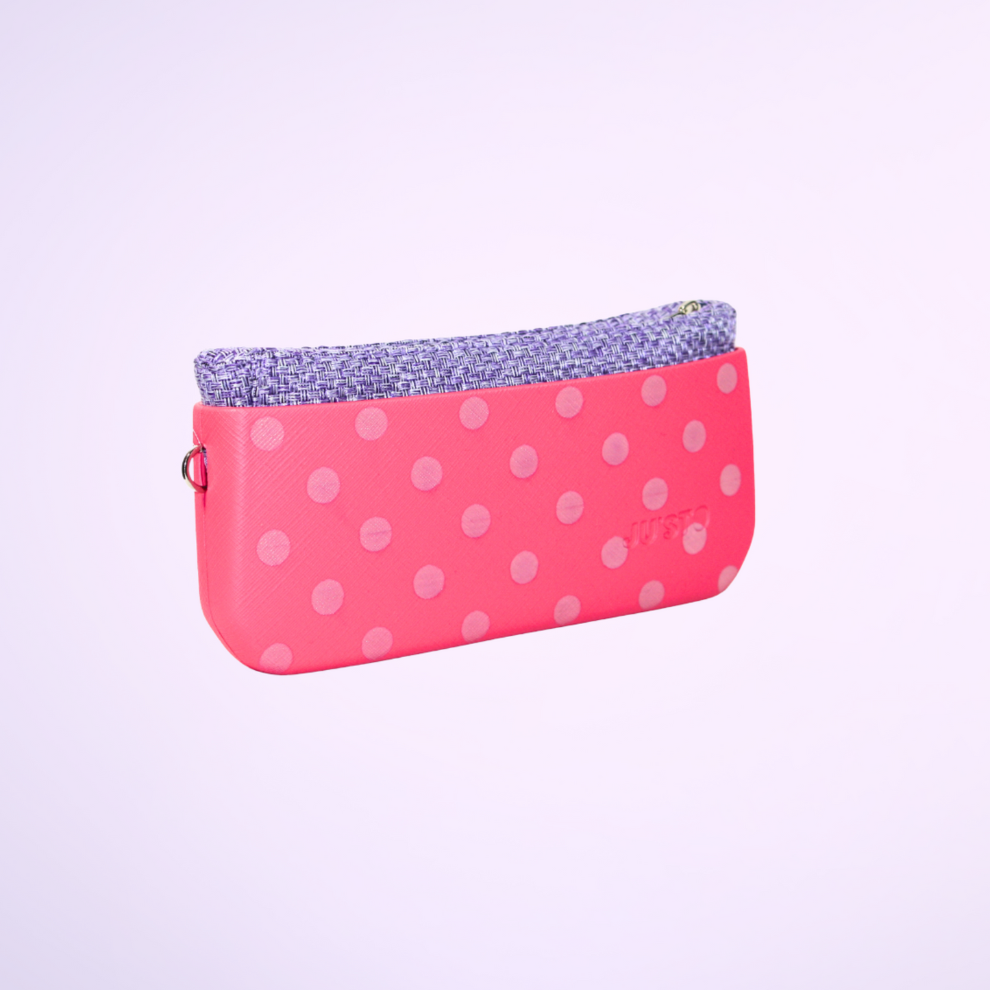 Set cadou, geantă Polka Pink, 3 măsti faciale, perie, pensulă blender - Zaha Boutique
