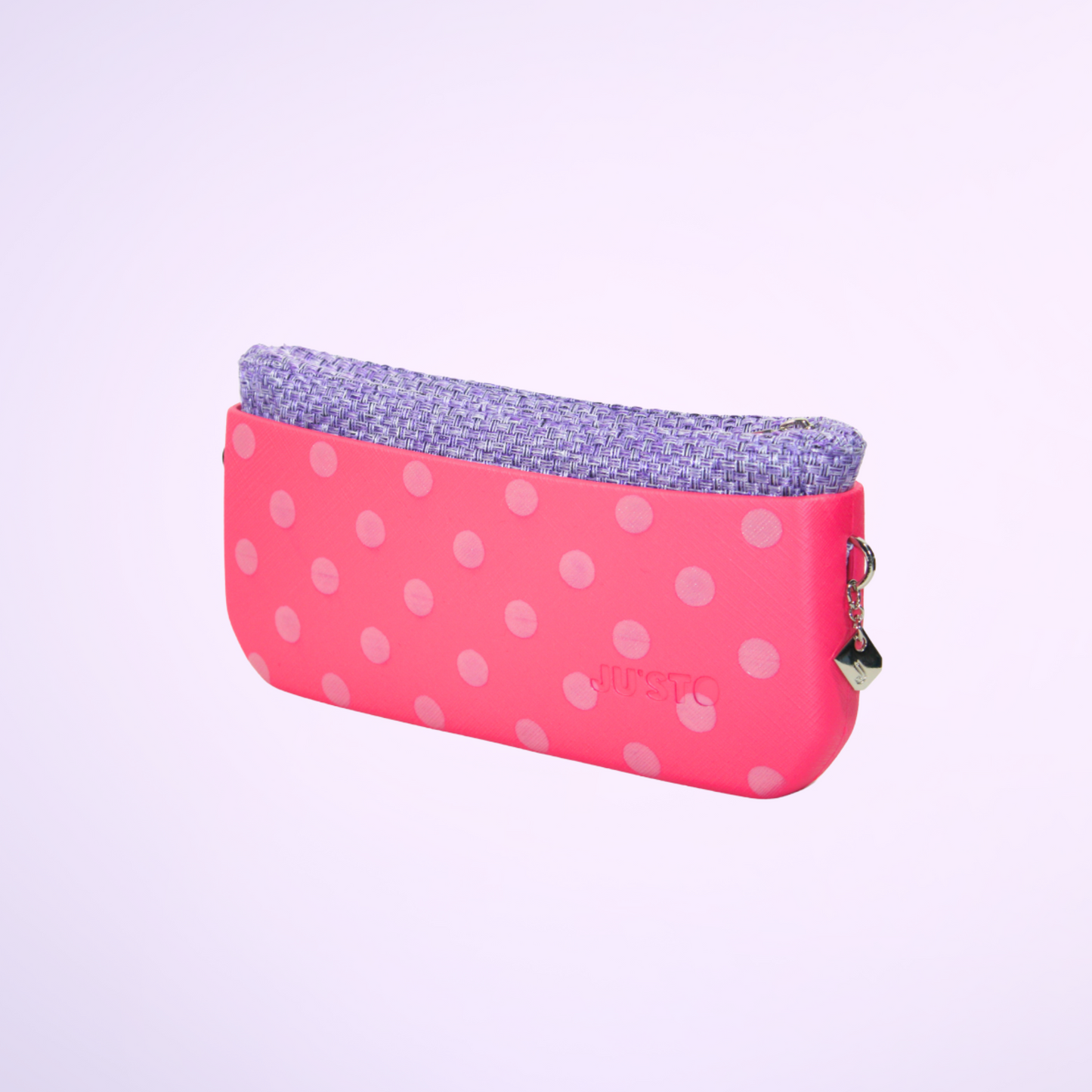 Set cadou, geantă Polka Pink, 3 măsti faciale, perie, pensulă blender - Zaha Boutique